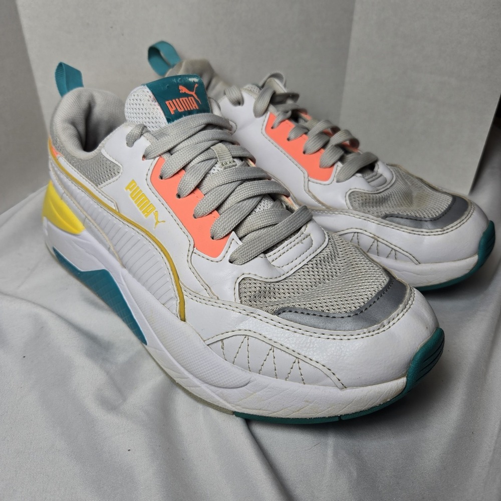 Puma X Ray 2‎ 375844-22 White Casual Shoes Sneakers Womens 9.5 Athleisure
